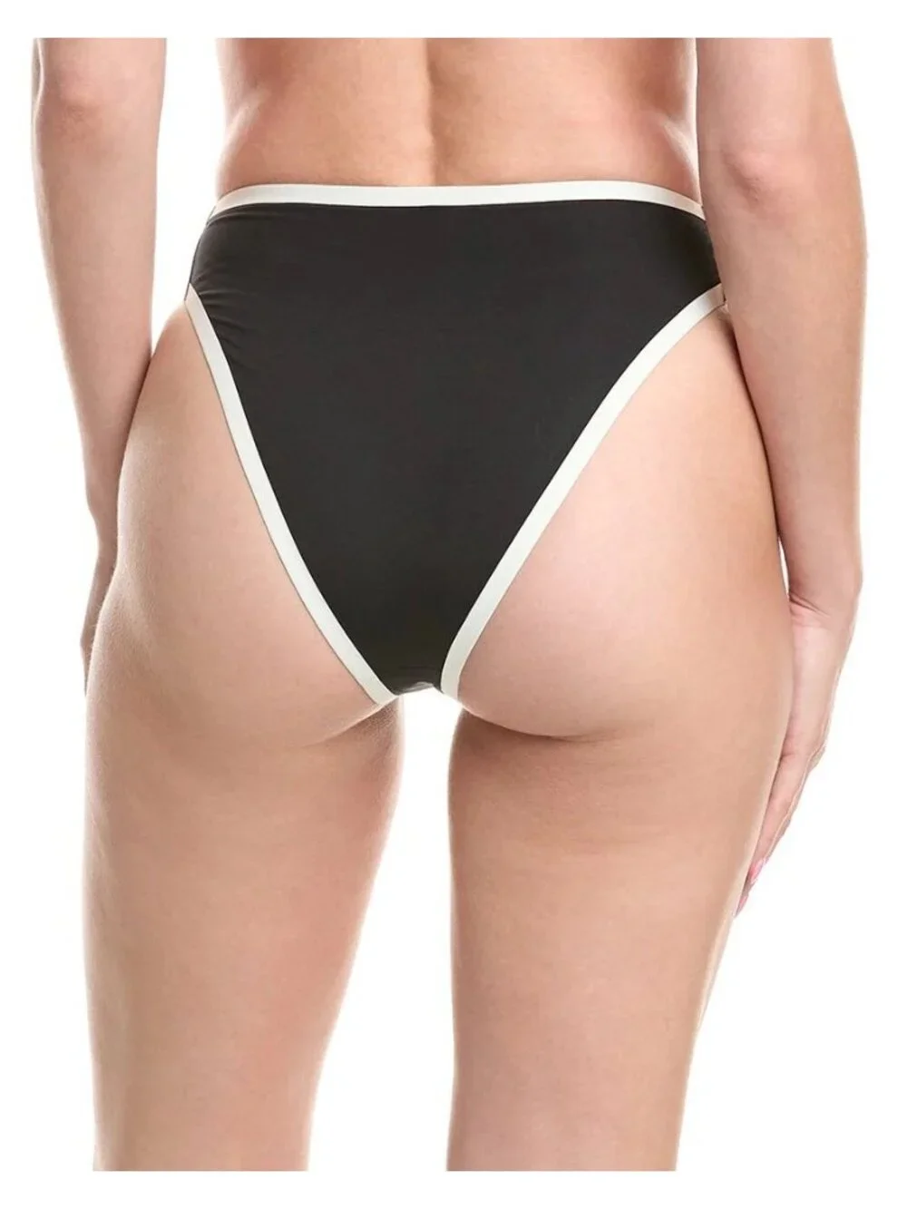 L*Space Ventura Fused Bitsy Bikini Bottom in Black Large New Womens Swimsuit
